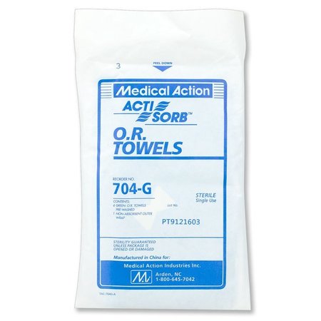 OASIS Sterile OR Towel, 4 Per Pack AHSORT-STRL-4